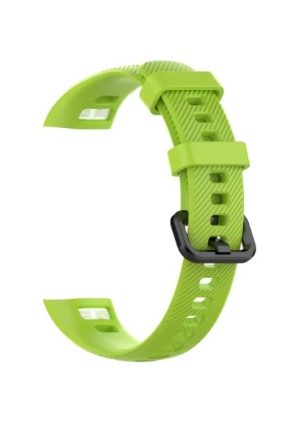 Honor Band 5 / 4 Uyumlu Tokalı Silikon Kordon Kayış