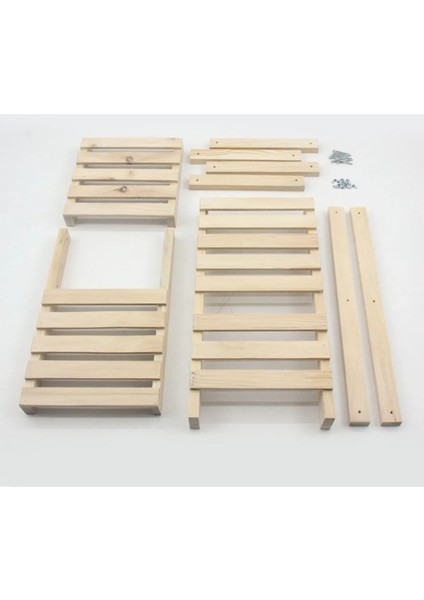 Natural Çiçeklik 3 Raflı Saksılık Masif Ahşap Çiçek STANDI(WDN-139N) modelleri