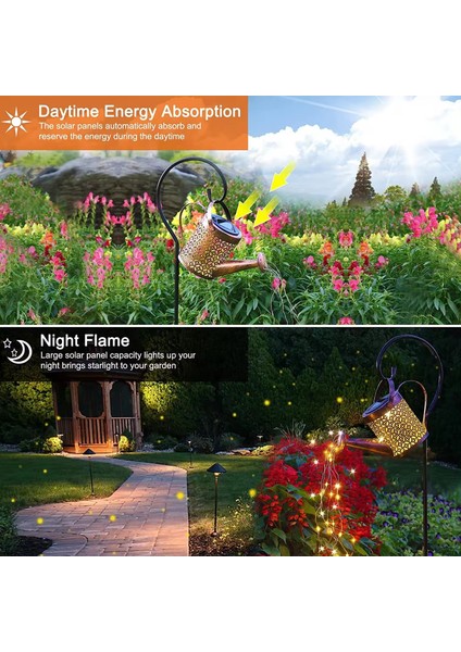 Solar Watering Can Lights Güneş Enerjili Sulama Kovası Görünümlü LED Aydınlatma
