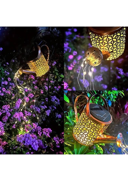Solar Watering Can Lights Güneş Enerjili Sulama Kovası Görünümlü LED Aydınlatma