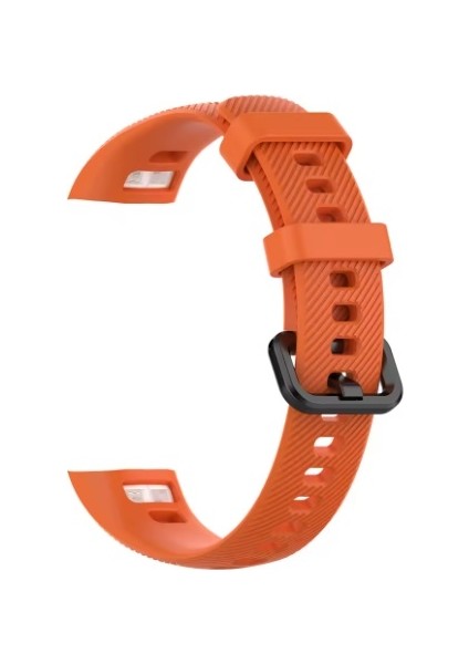 Honor Band 5 / 4 Uyumlu Tokalı Silikon Kordon Kayış