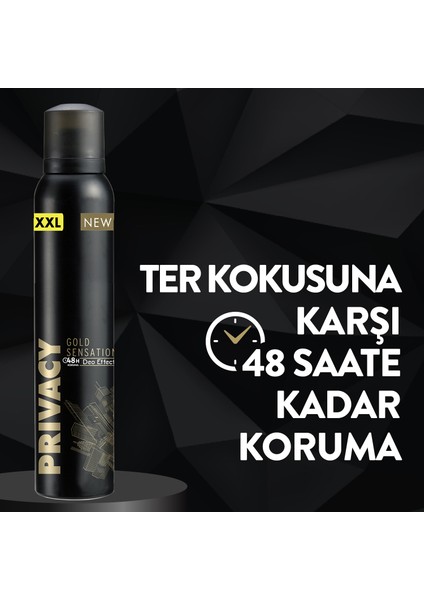 Gold Men Erkek Deodorant 3X200 ml