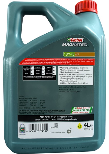 Magnatec 10W-40 A/B 4lt.