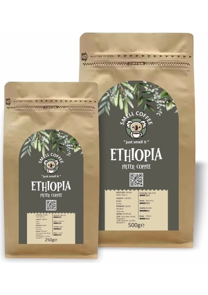 Ethıopıa Filtre Kahve 500 gr, Filtre Kahve