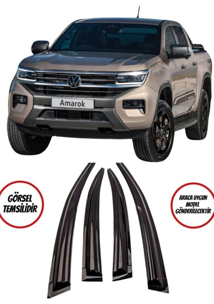 Vw Amarok Oto Cam Rüzgarlık Volkwagen 4lü Takım