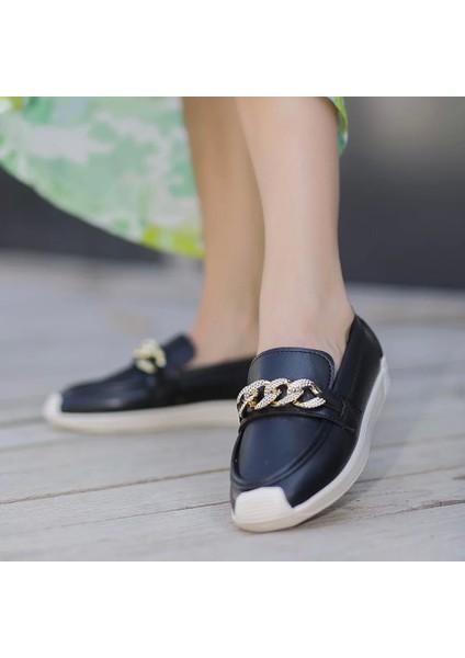 Giwa Siyah Cilt Babet Ayakkabı fırsatları