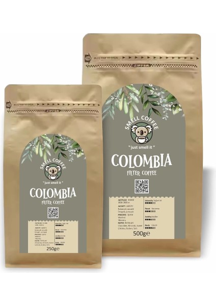 Colombia Filtre Kahve 250 gr, Filtre Kahve
