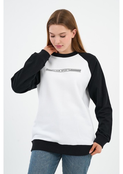 Baskılı Regular Fit Sweatshirt (UNX73100WN)