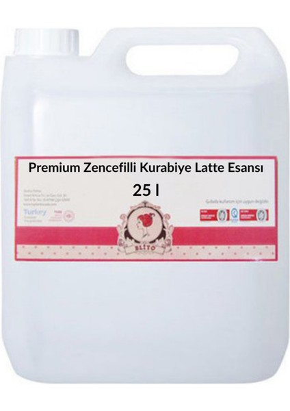 Premium Gingerbread Latte Esansı 25 Litre