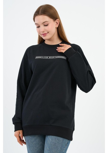 Baskılı Regular Fit Sweatshirt (UNX73100WN) modelleri