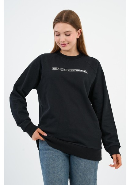 Baskılı Regular Fit Sweatshirt (UNX73100WN) indirimleri