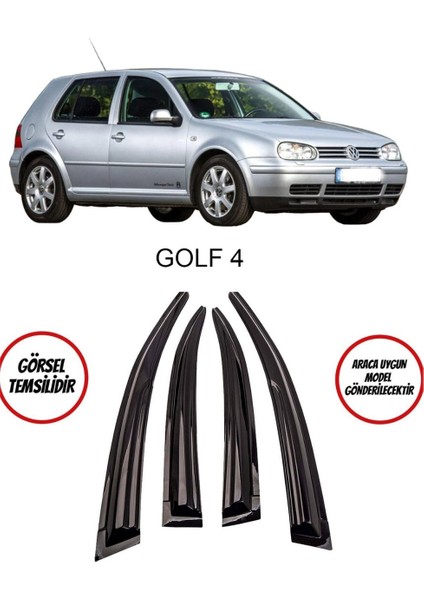 Vw Golf 4 Oto Cam Rüzgarlık 4lü Takım Volkswagen