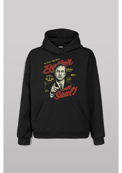 Better Call Soul Breaking Bad Dizi Film Ön Baskılı Sweatshirt Unisex Kapüşonlu Hoodie