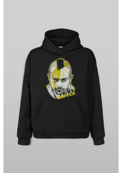 Taxi Driver Robert De Niro Taksi Şoförü Film Ön Baskılı Sweatshirt Unisex Kapüşonlu Hoodie