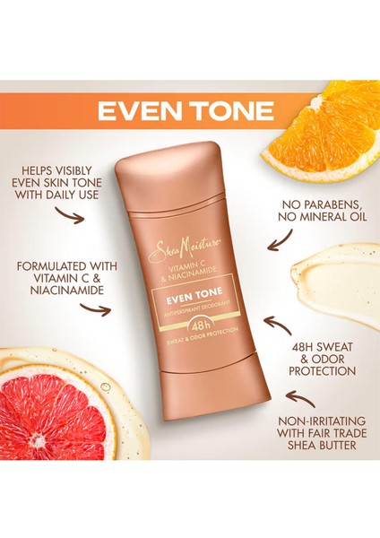 Vitamin C & Niacinamide Even Tone Antiperspirant Stick Deodorant 74GR