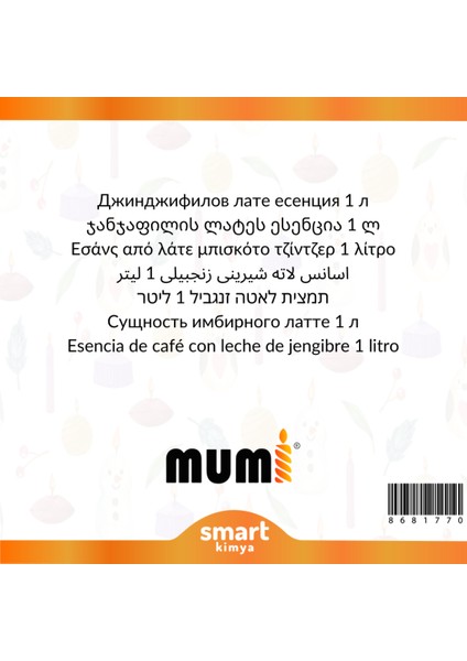 Gingerbread Latte Mum Esansı 1 Litre fiyatları