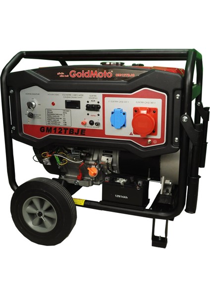 GM12TBJ Marşlı Trifaze 12 Kva Benzinli Jeneratör