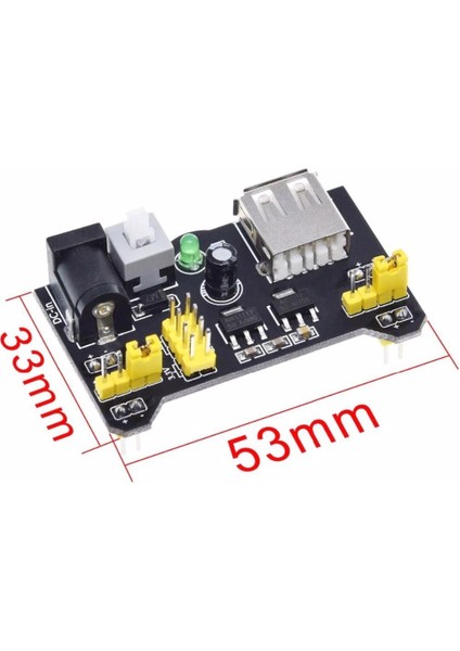 Kutulu Breadboard Power Jumper Kablo Kiti Adaptörlü Elektronik Deney Seti