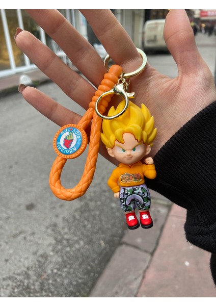 Dragon Ball Karakterleri Silikon Anahtarlık Çanta Süsü