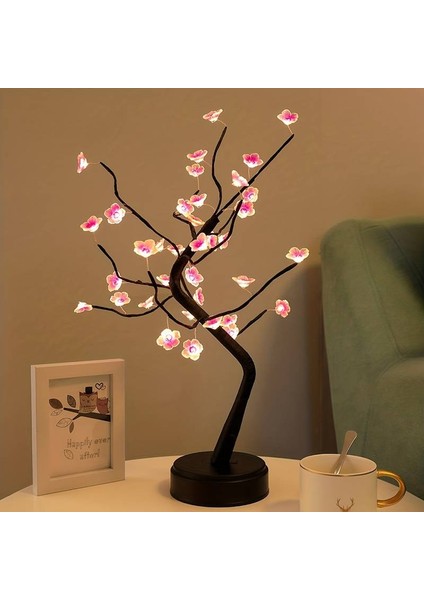 Wintersweet Table Lights Bonzai Kiraz Ağacı LED Masa Lambası Aydınlatma