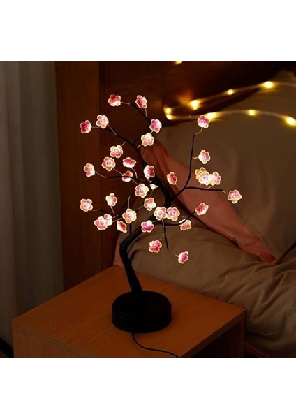Wintersweet Table Lights Bonzai Kiraz Ağacı LED Masa Lambası Aydınlatma