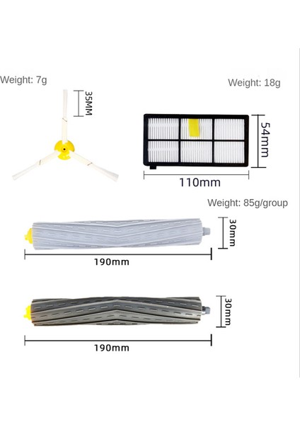 Roborock Dyad Elektrikli Süpürge Yedek Aksesuarları Yedek Parçaları (Yurt Dışından)