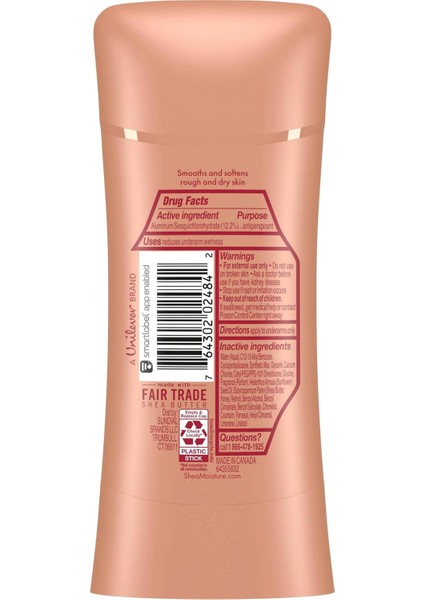 Manuka Honey & Retinol Smoothing Antiperspirant Stick Deodorant 74GR
