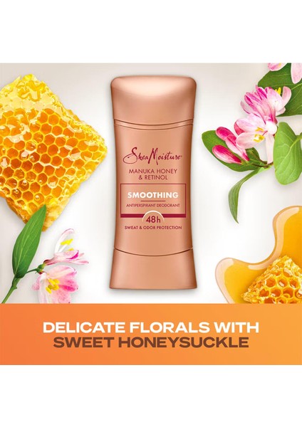 Manuka Honey & Retinol Smoothing Antiperspirant Stick Deodorant 74GR