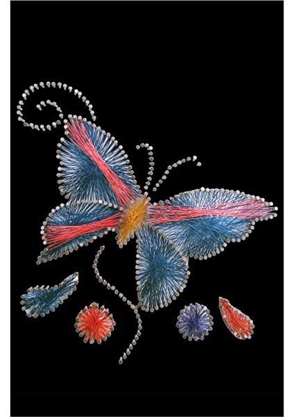 Filografi Sanatı 24X17 cm Kelebek Deseni fiyatları