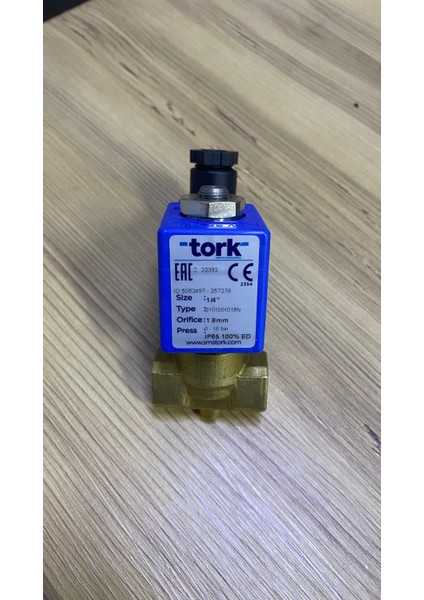 S1010 Genel Maksat Solenoid Vana 24VDC 0-16 Bar