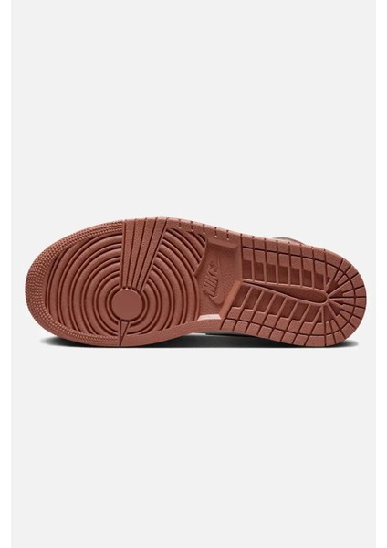 Air Jordan 1 Mid Night Maroon Unısex Deri Bilekli Günlük Spor Ayakkabı indirimleri