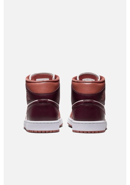 Air Jordan 1 Mid Night Maroon Unısex Deri Bilekli Günlük Spor Ayakkabı fırsatları