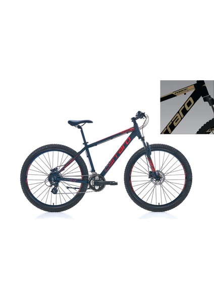Force 770C 18-V Hd Dağ Bisikleti - Mat Siyah-Altın-Bakır-Kırmızı - 48 cm
