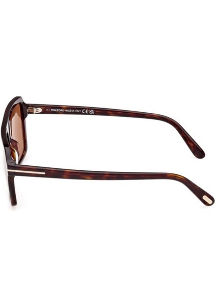 Tf 1176 52E 56 Unisex Pilot Kırçıllı Kahverengi Kemik Güneş Gözlüğü modelleri