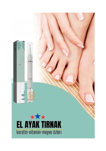 Modacar Tırnak Yağı Canladırıcı Bakım Kalemi Meyve Özlü Amino Asit, A–e-B5 Vitamini, Keratin