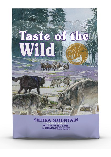 Sierra Mountain Kuzu Etli Tahılsız Yavru Ve Yetişkin Köpek Maması 2 Kg