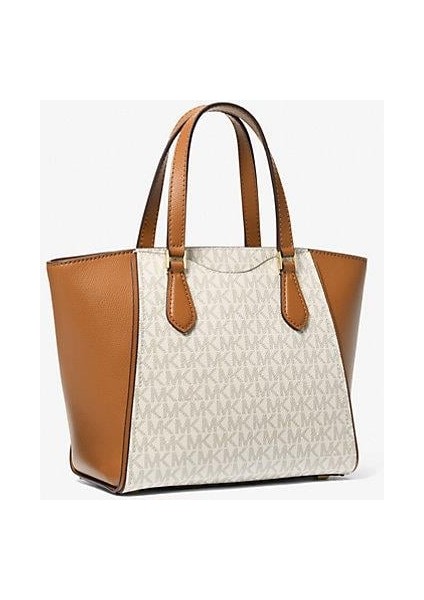 Taryn Small Signature Logo And Leather Convertible Crossbody Bag 32F4GTBC1B