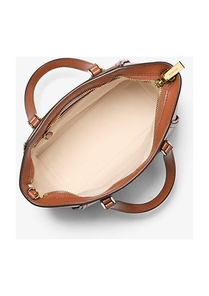 Taryn Small Signature Logo And Leather Convertible Crossbody Bag 32F4GTBC1B
