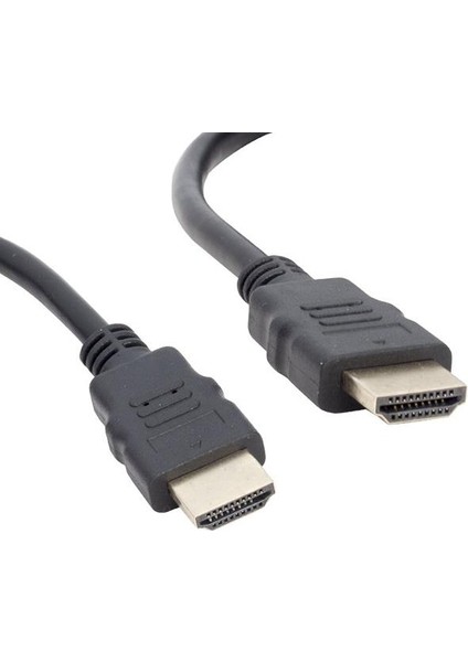 PLASTİK DÜZ SİYAH 3 METRE POŞETLİ HDMI KABLO