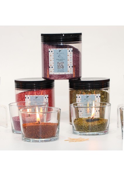 Dark Amber Kokulu Taba Yaratıcı Inci Tozu Mum (30 Adet Fitil ile BIRLIKTE)-250 gr modelleri