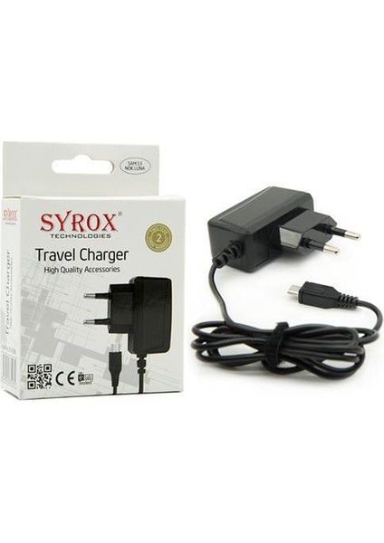 Telefon Şarj Aleti̇ Micro Syrox SYX-J03K