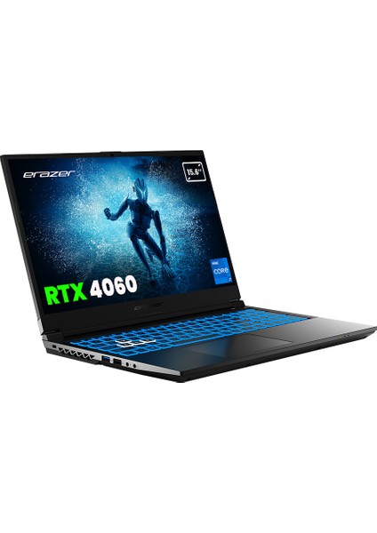 Deputy P60I MD62749 Intel Core i7 13620H 16GB 1TB SSD RTX4060 Freedos 15.6" FHD 144Hz Taşınabilir Bilgisayar