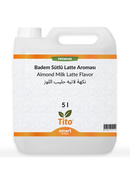 Premium Badem Sütlü Latte Aroması 5 Litre