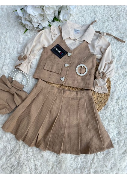 Incili Çanta Detaylı Alt Üst Takım