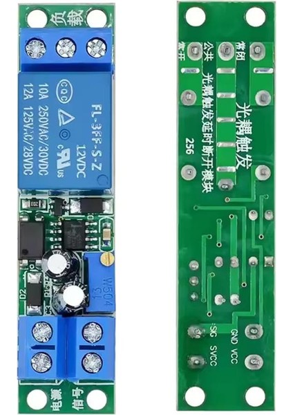 12v Ayarlanabilir Gecikme Zamanlayıcılı Röle Modülü