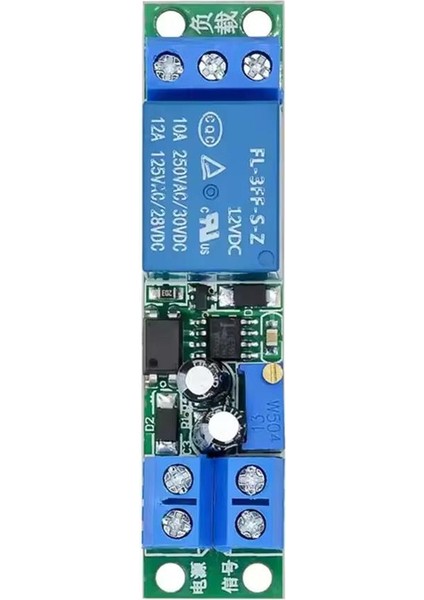 12v Ayarlanabilir Gecikme Zamanlayıcılı Röle Modülü
