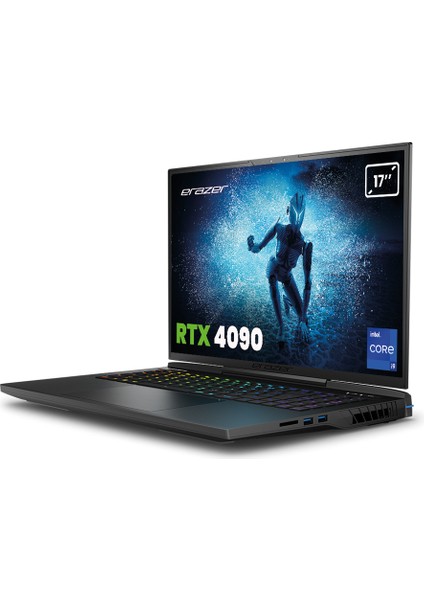 Beast X40 MD62753 Intel Core i9 14900HX 32GB 2TB SSD RTX4090 Freedos 17" QHD+ 240Hz Taşınabilir Bilgisayar