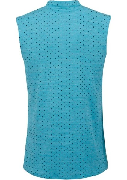 Cloudspun Sleeveless Polka Kadın Polo Tshirt