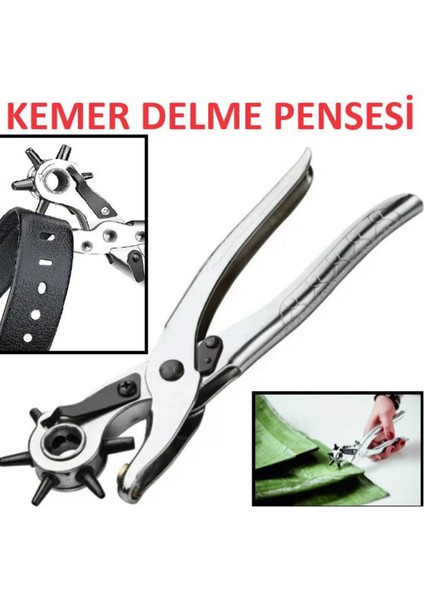 Metal Kemer Delme Pensesi Delici Delik Açma Çıt Çıt Pense Deri Çanta Kıyafet Delik Açıcı Makinası fiyatları