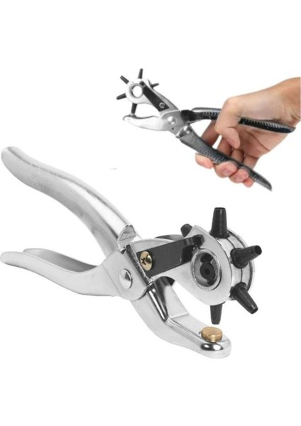 Metal Kemer Delme Pensesi Delici Delik Açma Çıt Çıt Pense Deri Çanta Kıyafet Delik Açıcı Makinası indirimleri